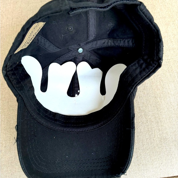 Kbethos Vintage, Live Love Ride, Black, Adjustable, Hat - Picture 5 of 7